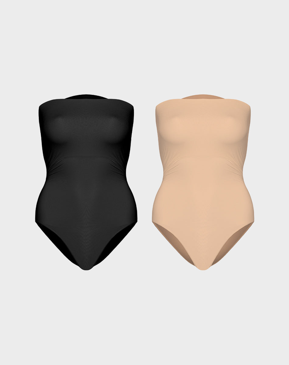 STRAPLESS BODYSUIT SET