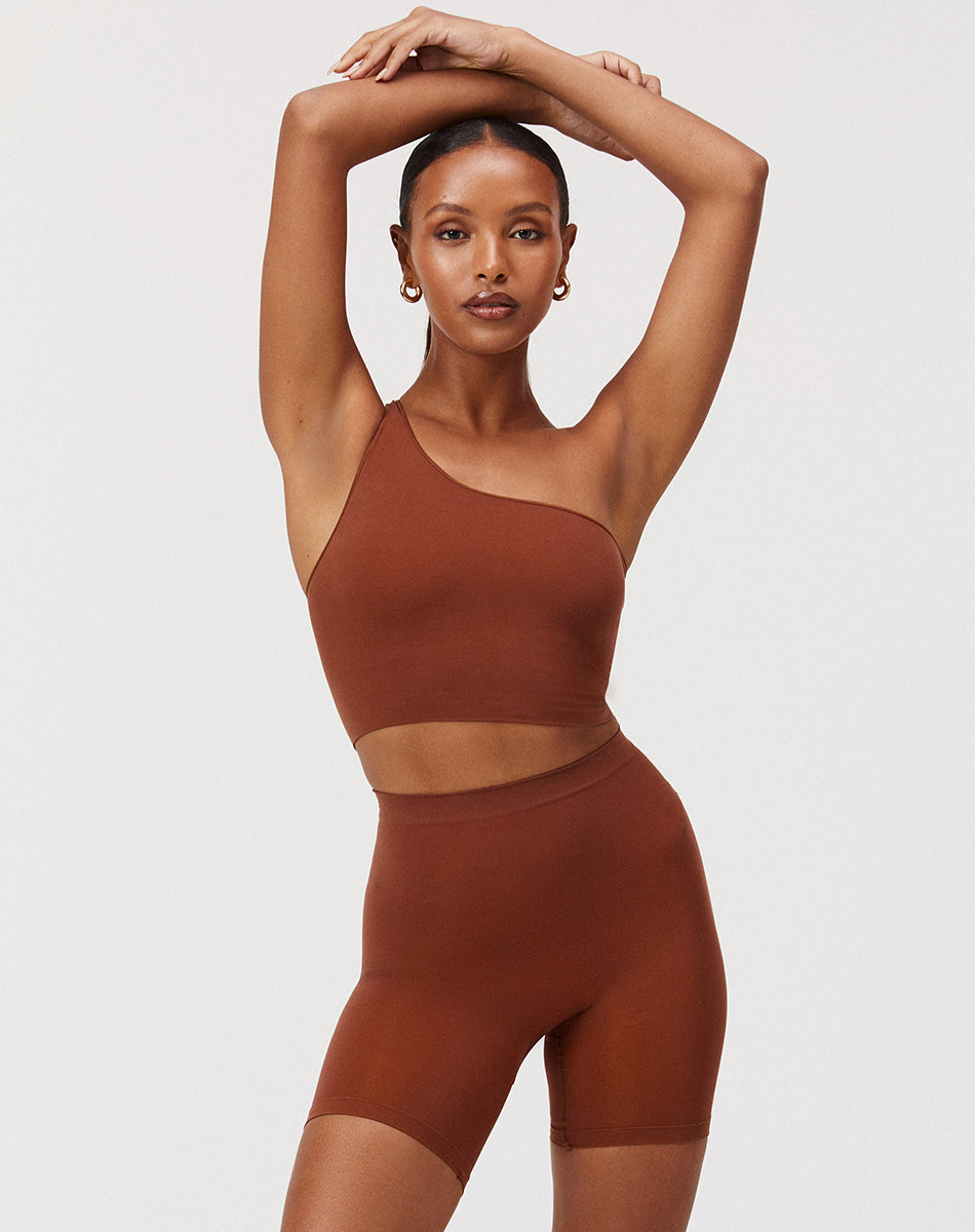 ONE SHOULDER TOP SET