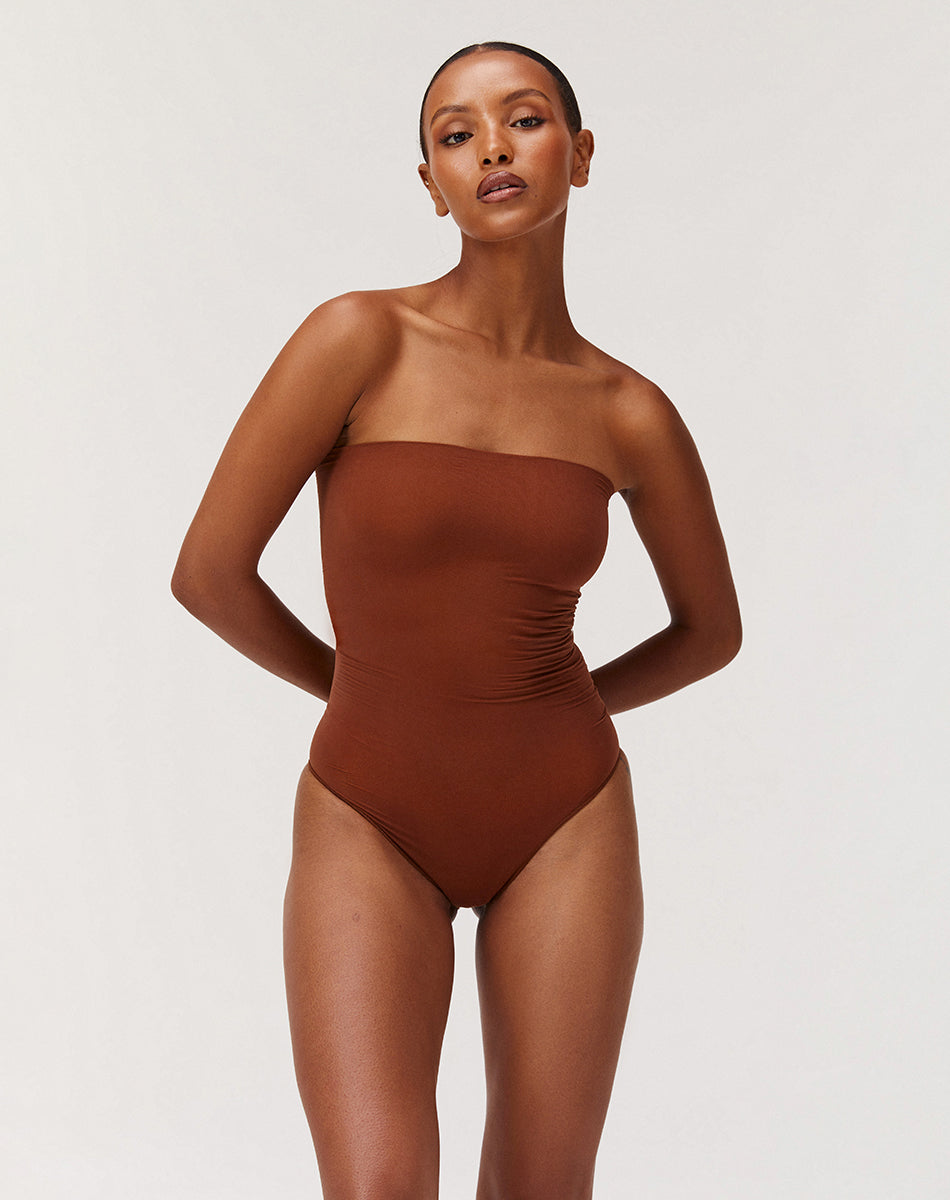 STRAPLESS BODYSUIT SET