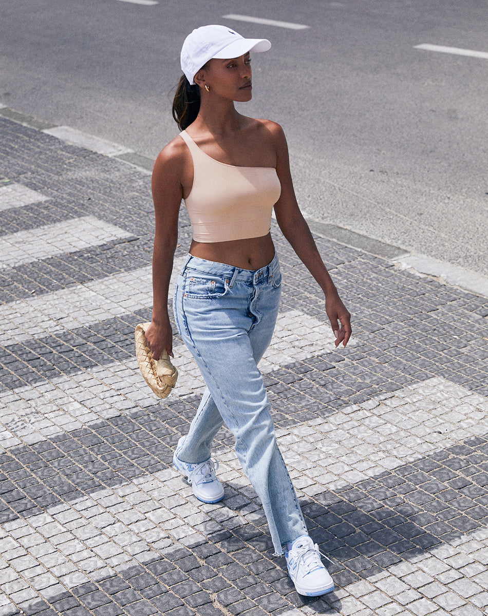 ONE SHOULDER TOP SET