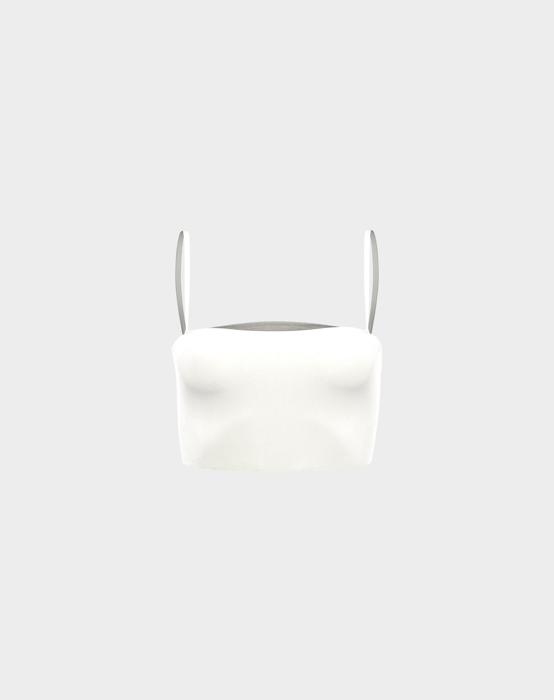 טופ בנדו | לבן שמנת